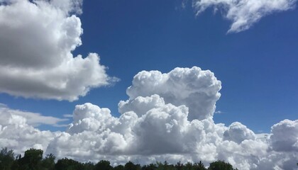 blue sky with clouds