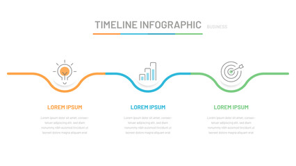 Three-step diagram, infographics, chart. It can be used in a presentation to display results or goals, subtotals