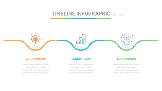 Three-step diagram, infographics, chart. It can be used in a presentation to display results or goals, subtotals