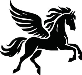 Fototapeta premium Pegasus mascot logo design Horse logo design, Logo design, Pegasus logo