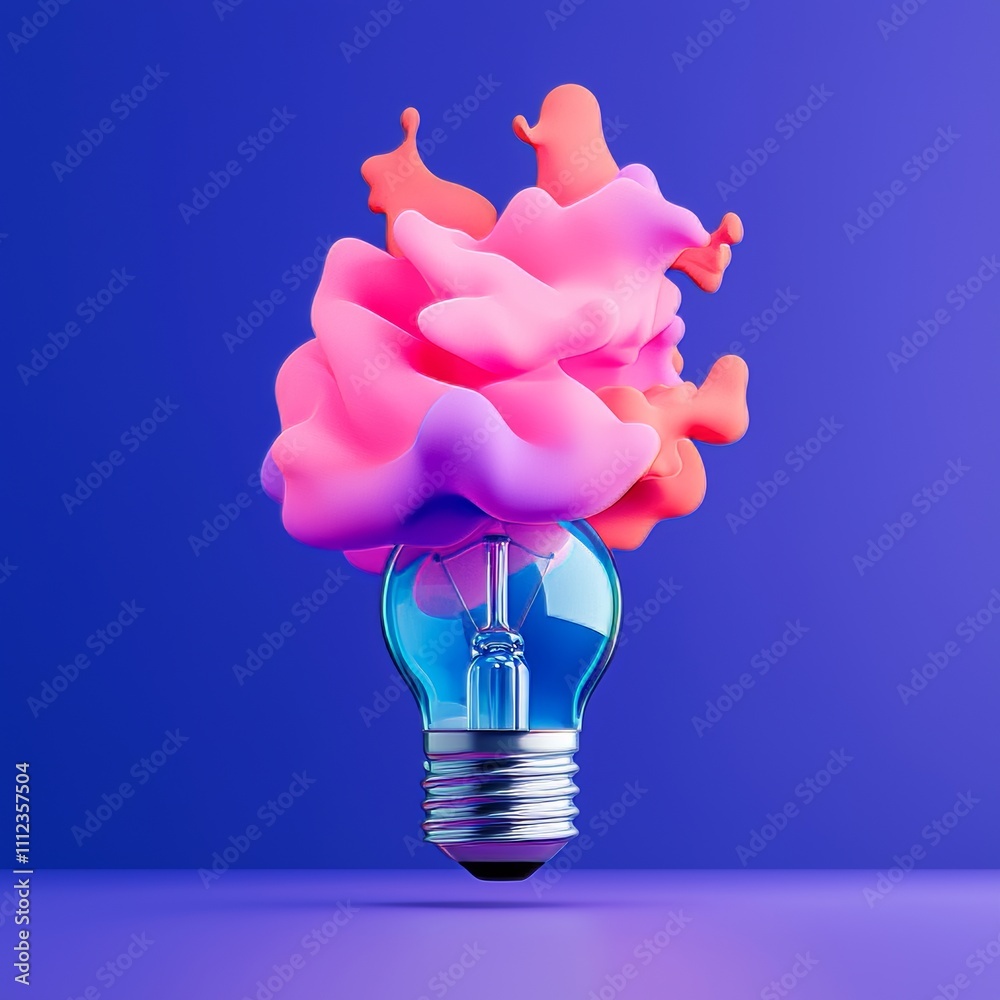 Poster creative idea for a mobile application. an innovative solution or concept for creating a web banner 
