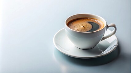 Fototapeta premium Cup of coffee isolated on background, Coffee, cup, drink, beverage,background, isolated, caffeine, hot, morning, aroma