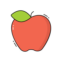 Apple vector icon