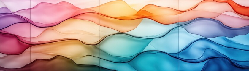 Obraz premium Transform your space with vibrant, patterned glass window replacements Experience the artistry of stylish glass installations, showcasing clean finishes and a modern concept Elevate your home's