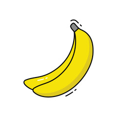 Banana vector icon