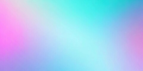 Fototapeta premium Holographic pastel gradient background with soft pink, purple, very peri teal colors transitions , holographic, pastel, gradient