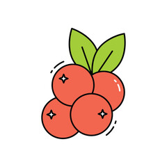 Cranberry  vector icon