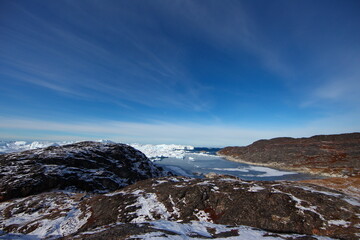 Ilulissat, Greenland, is about to enter a cold winter