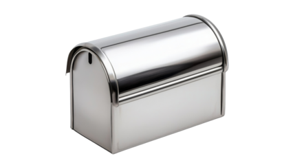 Stylish mailbox design featuring transparent background for correspondence