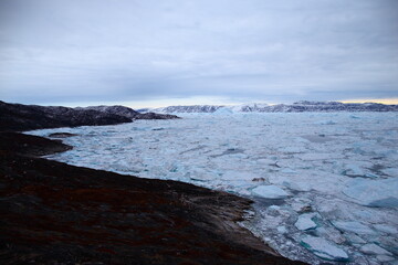 Ilulissat, Greenland, is about to enter a cold winter