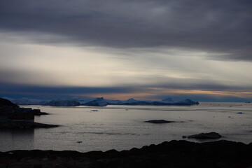 Ilulissat, Greenland, is about to enter a cold winter © zheng