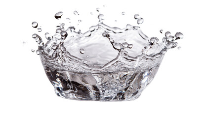Water splash transparent background