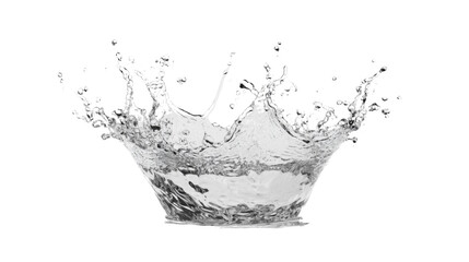 Water splash transparent background