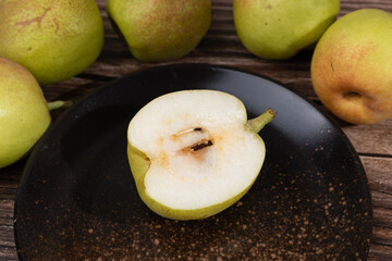 Fresh Korla pear in Xinjiang