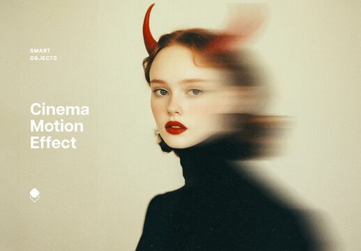 Cinematic Motion Effect Mockup