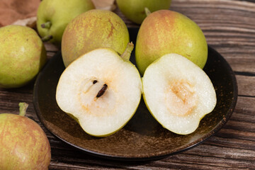 Fresh Korla pear in Xinjiang