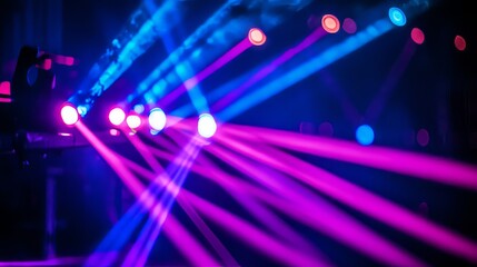 Obraz premium Neon lights, laser