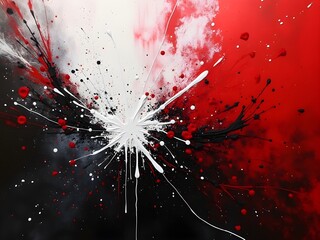 red and white background