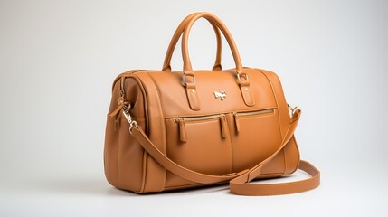 tan maternity bag