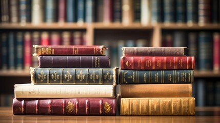 criminal stack of law books