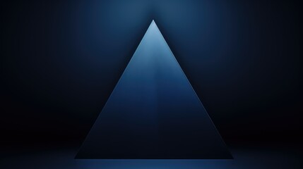 geometric blue background triangle