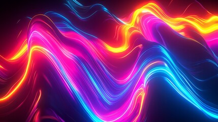 Obraz premium Neon lights, laser