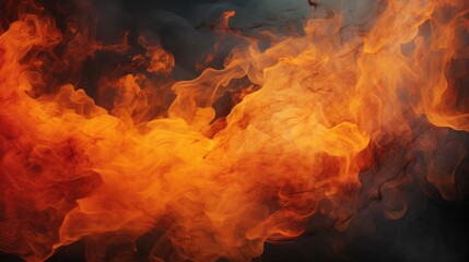 Fototapeta premium blaze smoke and fire