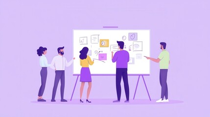 Team Collaboration in Project Planning for New Product Development with Visual Presentations