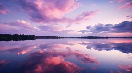 Fototapeta premium lake metal pink