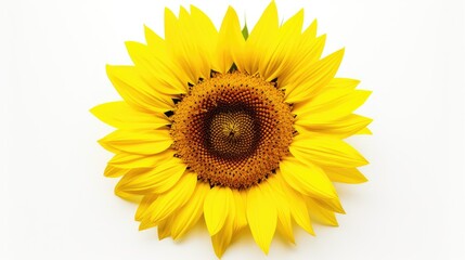 Fototapeta premium texture sunflower isolated on white