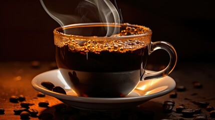 Fototapeta premium mug coffee water