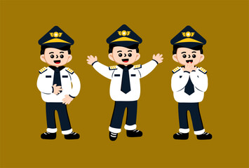 Illustration Kids Cute Wear Costume Profession