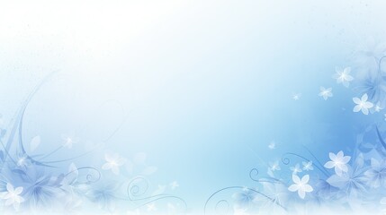 floral certificate background blue