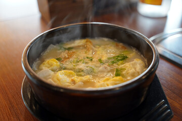 Dried pollack hangover soup is the classic hangover food in Korea