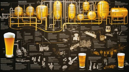 infomalting beer infographic