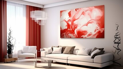 patterns bold red design