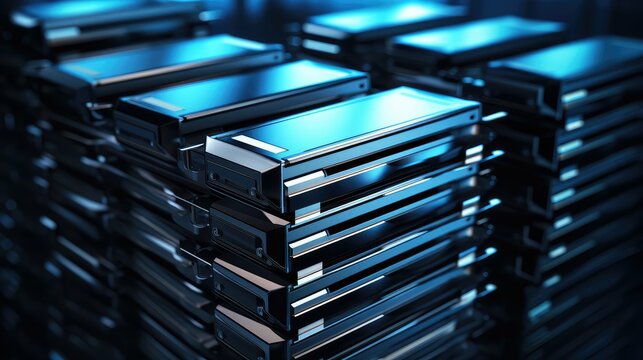 center stack of data