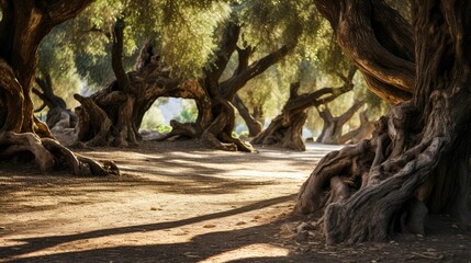 branches olive tree wood
