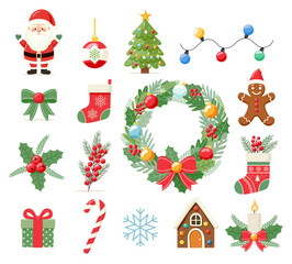 Christmas decoration symbol color icon