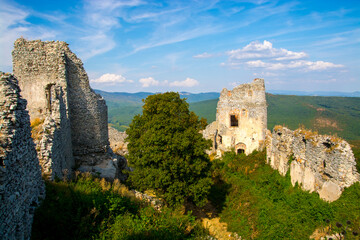 Medieval castle of Gymes in Slovakia