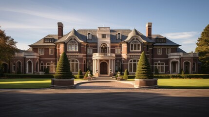 arched brick house
