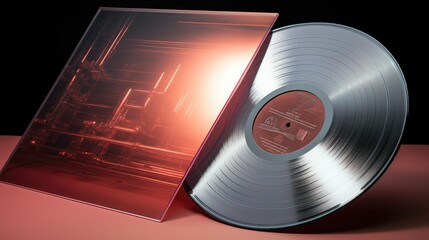 metallic album cover texture