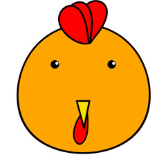 Chicken head