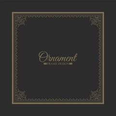 Elegant decorative frame design background