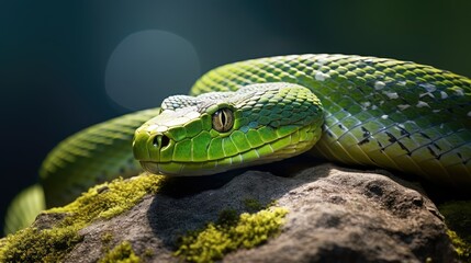 snake green viper