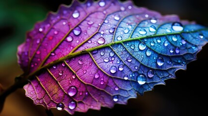 Fototapeta premium painting painted leaf