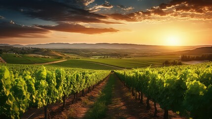 Fototapeta premium sunclimate study wine