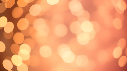 Obraz premium Elegant bokeh lights with subtle golden and bronze tones, combined with soft pink gradients