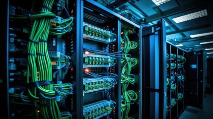 Fototapeta premium servers data center power