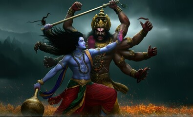 Krishna vs Narakasura: The Battle to Restore Dharma